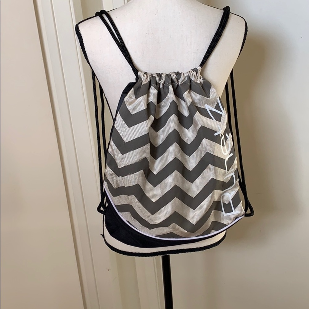 Chevron Print gym bag